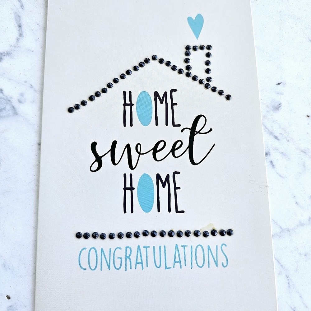 Congratulations Home Sweet Home Small Card - Picture 2 of 2